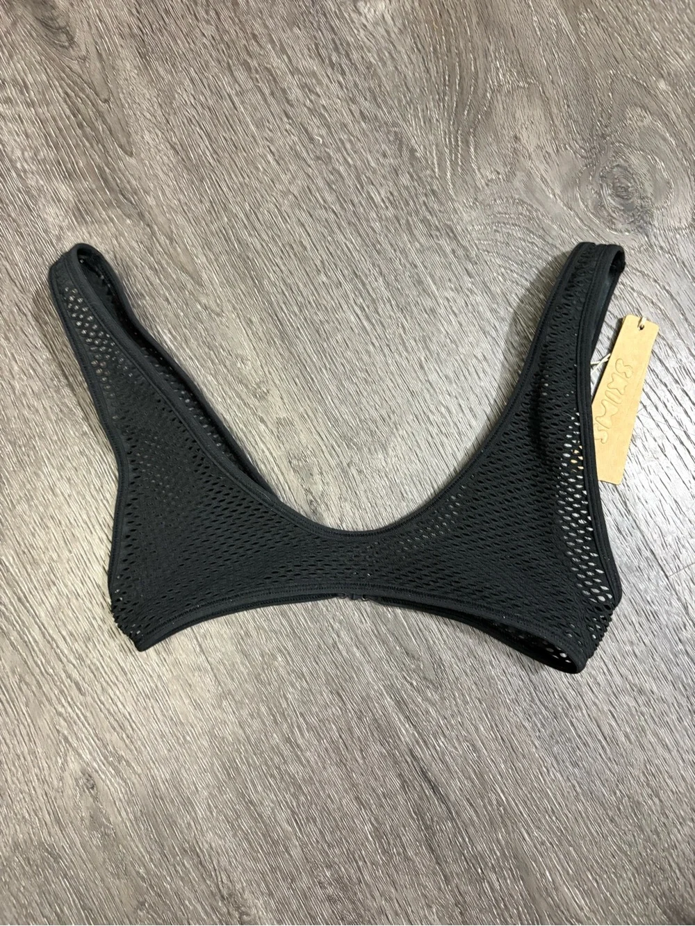 NWT SKIMS Size XS Onyx Perforated Seamless Skimpy Scoop Bralette Sexy Flirty - Picture 2 of 10